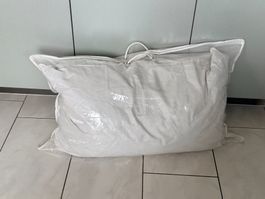 Schweizer 65x100 Pfulmen 1350g 100% Graue Gänsefederchen NEU