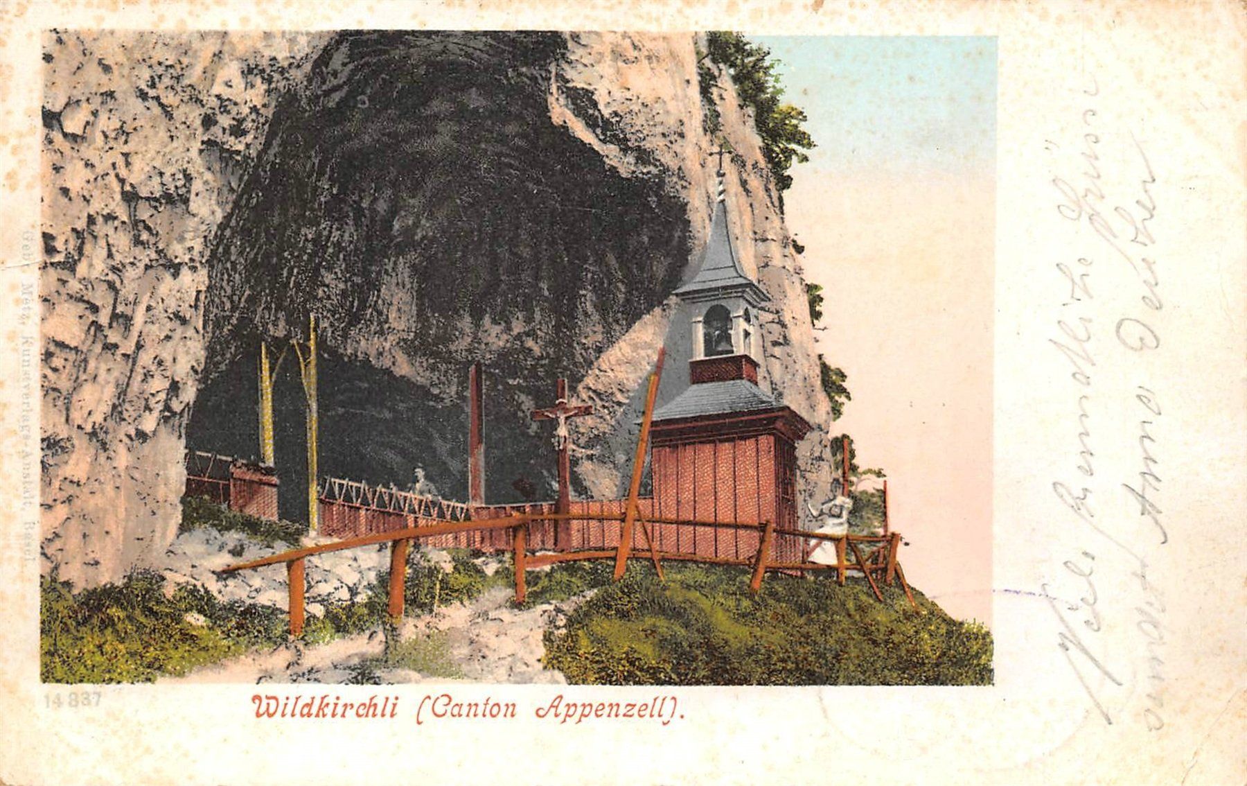 Cartoline postali: Wildkirchli – Usato da Ottikon b.Kemptth. venduto da Neptun1974