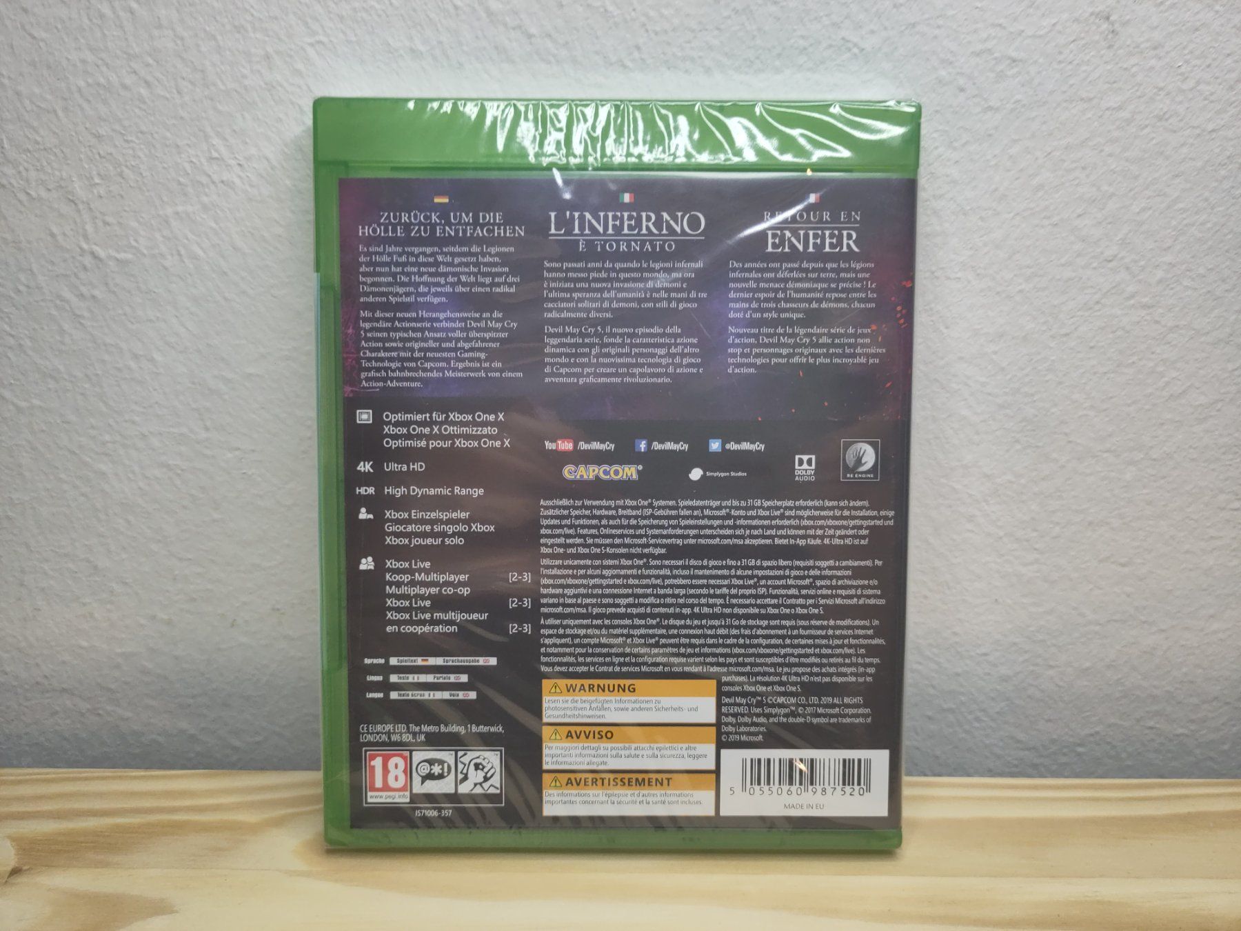 Giochi: Devil May Cry 5 XBOX ONE Neu Sealed – Nuovo e nell'imballaggio originale da Zug venduto da RepTCG 1