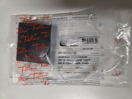Feller Abdeckset Dreh-Dimmer schwarz Frontplatte EDIZIO
