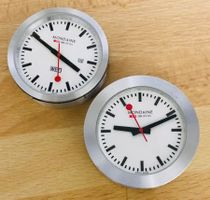 2 x MONDAINE Tischuhren