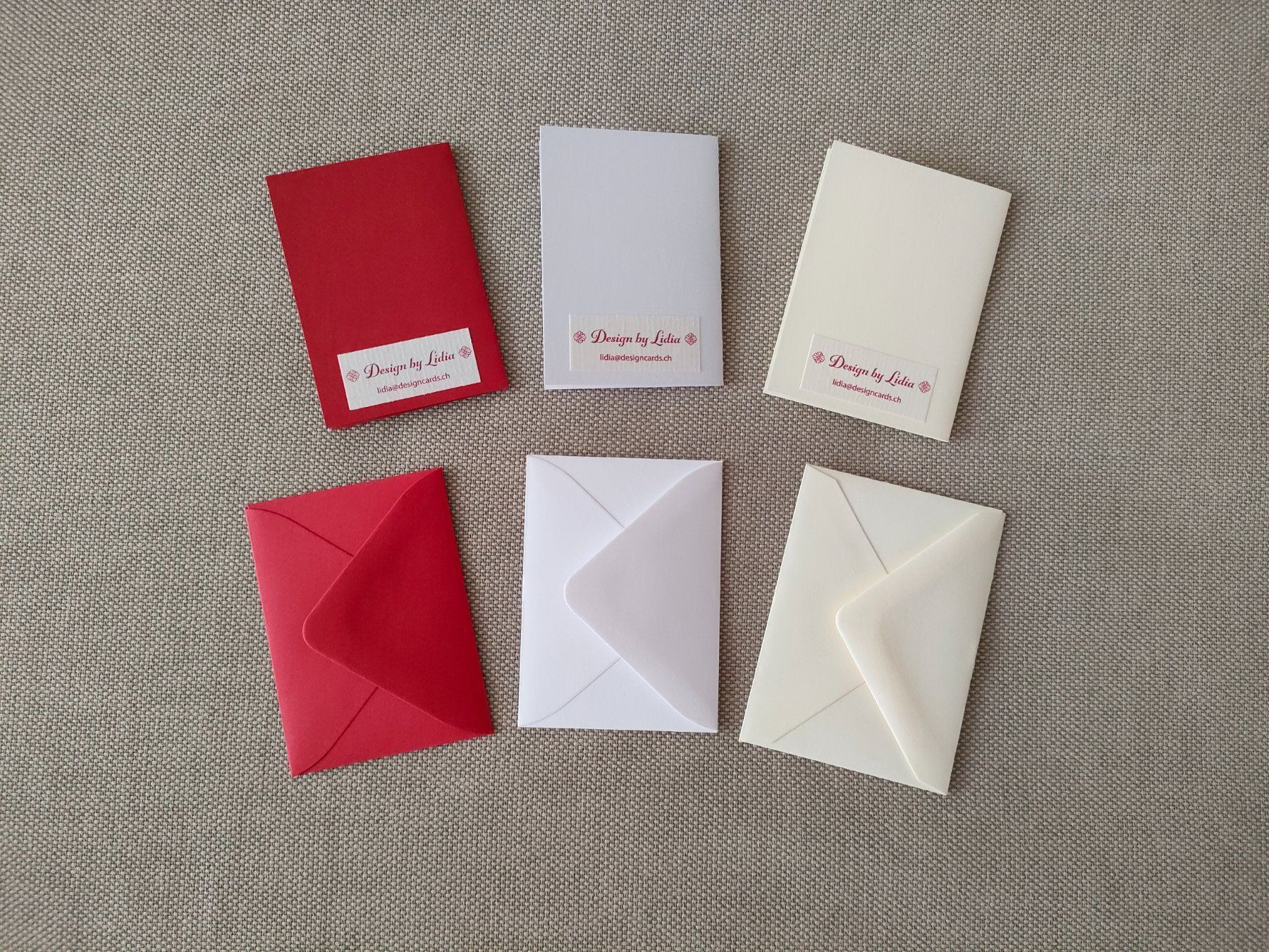 Cartoline: 30 Mini Karten mit Japanisches Papier – Nuovo e nell'imballaggio originale da Bern venduto da Lidia.5 3