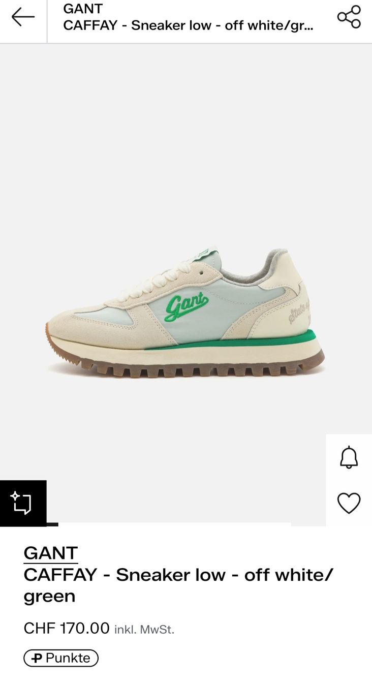 Gant Scarpe da donna: GANT Caffay Sneaker in Off-White/Green. – Nuovo (secondo la descrizione) da Belp venduto da mar_wyp6