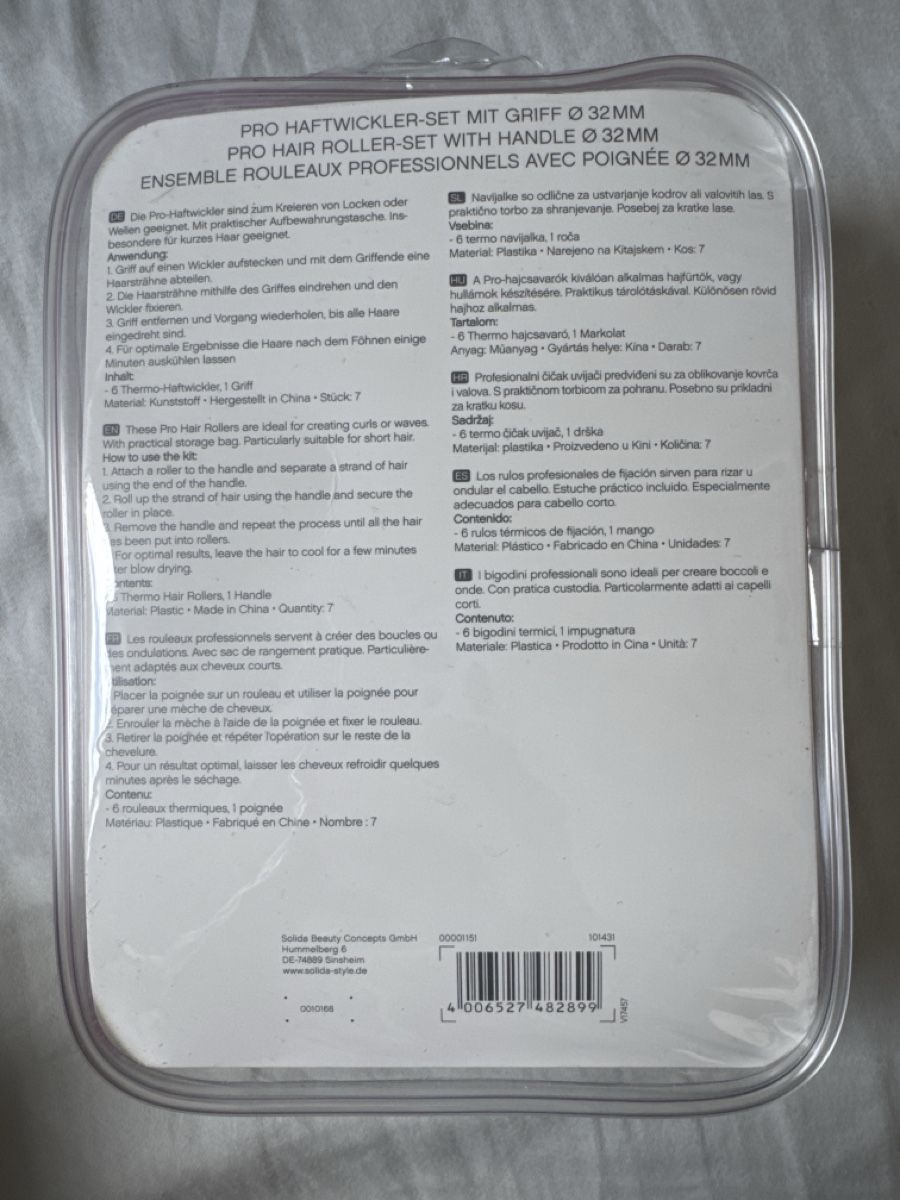 Piastre & Arricciacapelli: NEU: Solida Lockenwickler-Set 32mm mit Griff – Nuovo e nell'imballaggio originale da Gächlingen venduto da anjuli_123 1