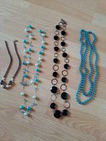 Modeschmuck-Kollektion: 4 Halsketten