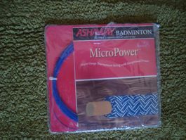 vintage 1989year ASHAWAY Badminton string MicroPower 10m blu