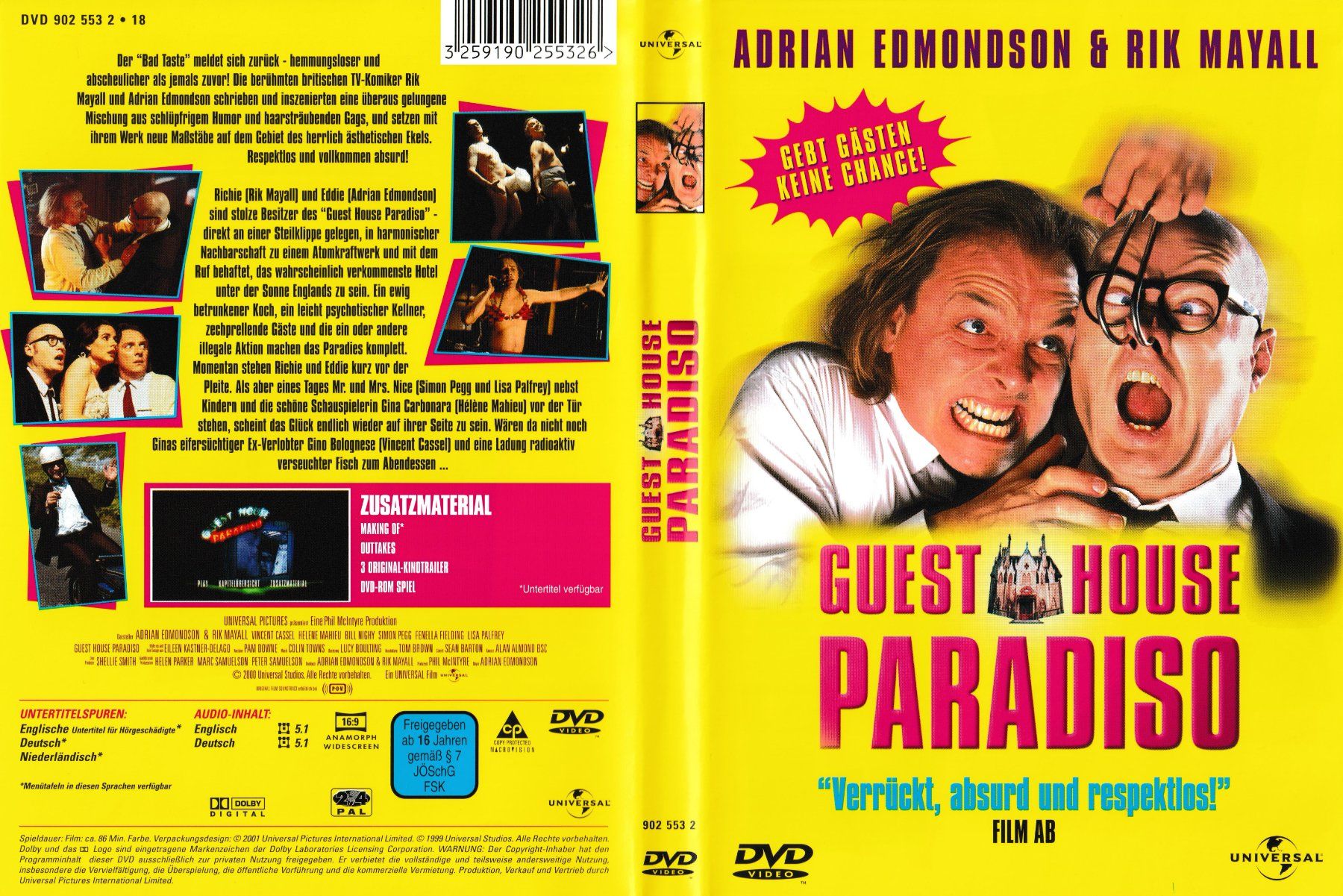 Tutti i DVDs: DVD - Guesthouse Paradiso – Usato da Langnau am Albis venduto da MediaRescuerKeLoX
