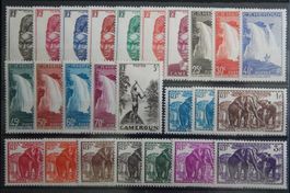 Kamerun Franz. Kolonie ex. Kat. 126-153 * 1939