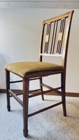 Antiker Holzstuhl / Jugendstil / Art Déco – gepolstert 