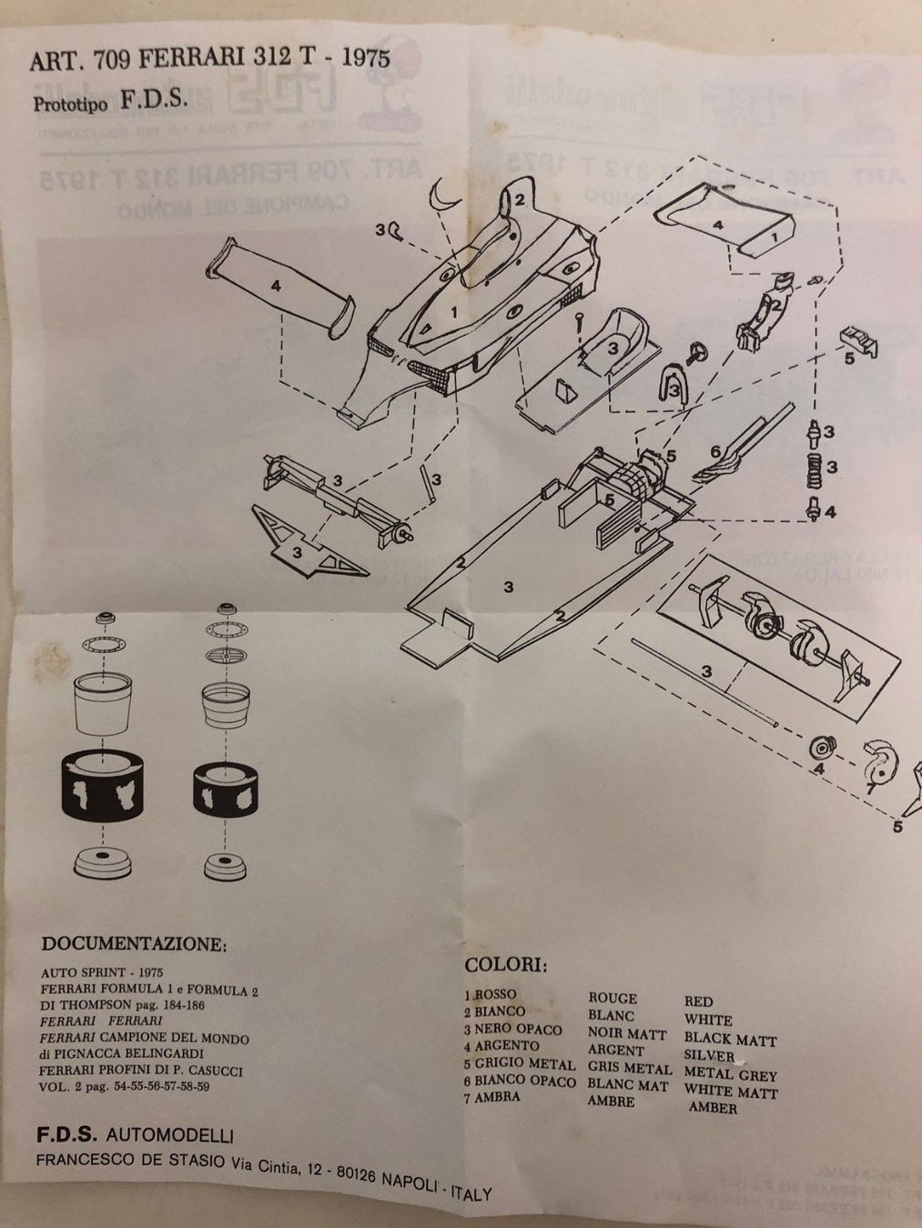 Ferrari Modellini d'auto: FDS-Kit Ferrari 1/43 – Nuovo (secondo la descrizione) da Muttenz venduto da Gucci2005 3