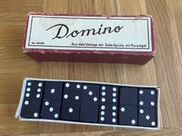 Antikes Mini Domino Spiel