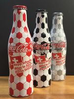 Coca Cola Sammlerflaschen EURO 2008 Schweiz 3er Set