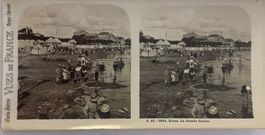 Stereofoto, Biarritz, Strand