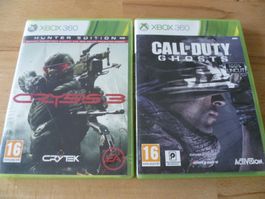 Call of Duty Ghosts + Crysis 3 -Xbox 360