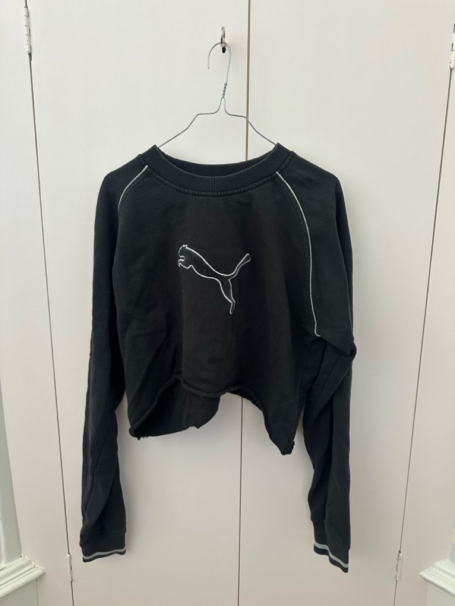 Puma Maglioni & Felpe: Pull court Puma noir logo blanc  – Usato da Yverdon-les-Bains venduto da Laureetlargent