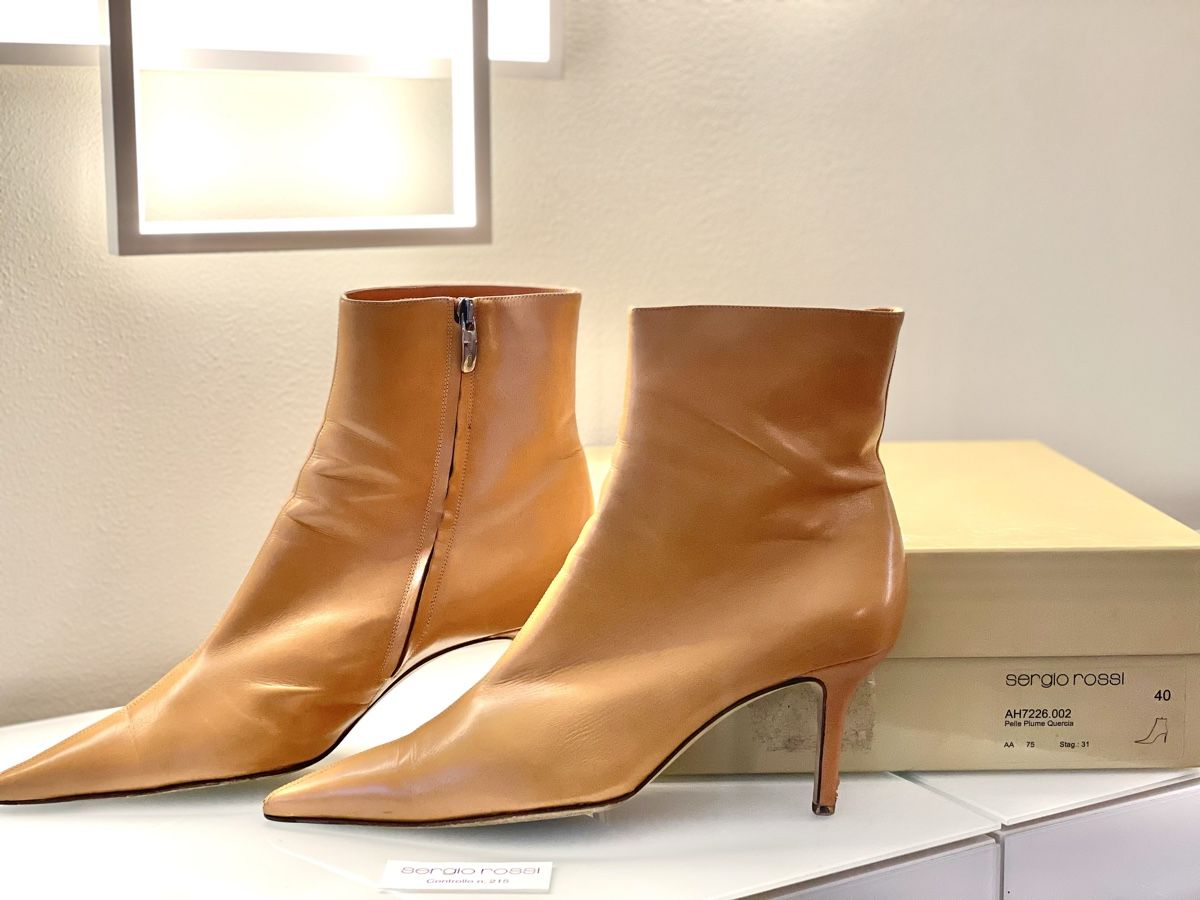 Sergio Rossi Scarpe da donna: Sergio Rossi Sommer-Stiefel Gr.40 – Usato da Berg TG venduto da Gianeja 1