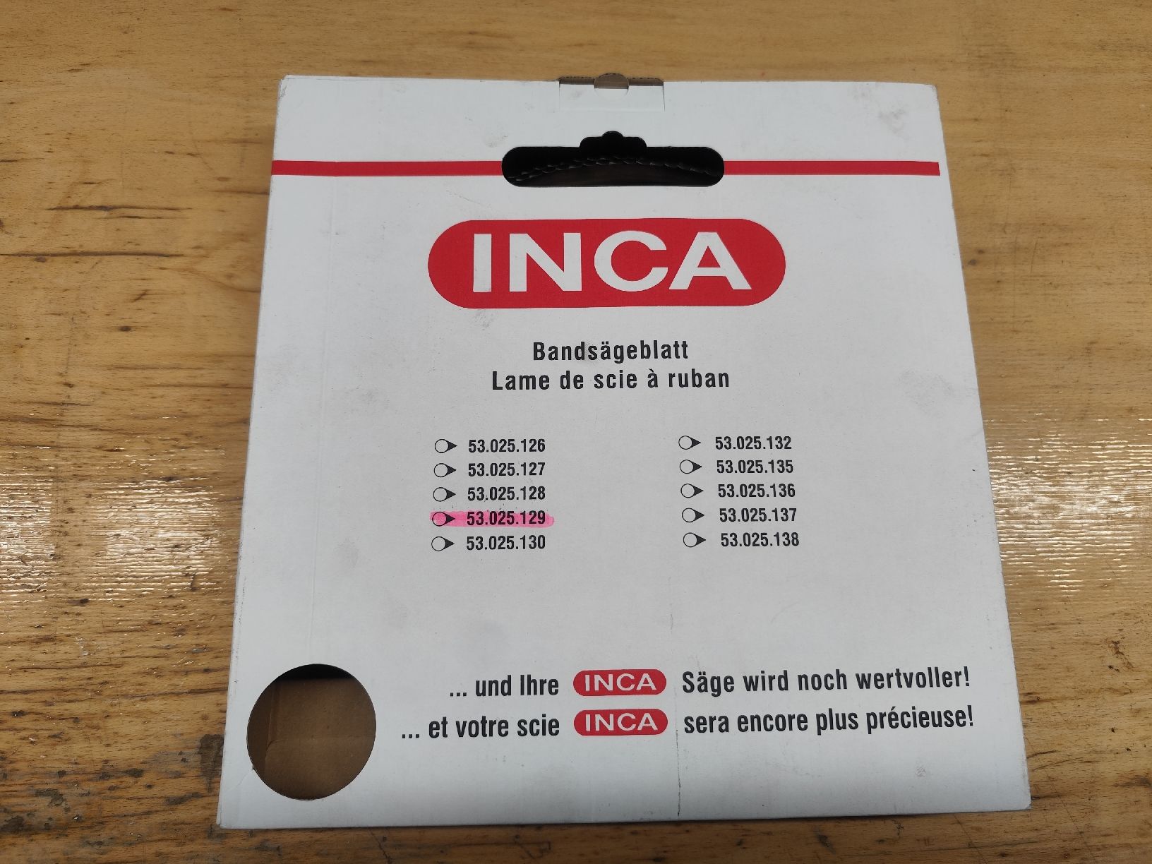 Inca Sägen: INCA Bandsägeblatt  – Neu (gemäss Beschreibung) aus Hellbühl von 30R_R30