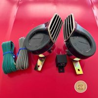 Signalhorn Hupe Italien E3 – Oldtimer Zweiklang mit Relais
