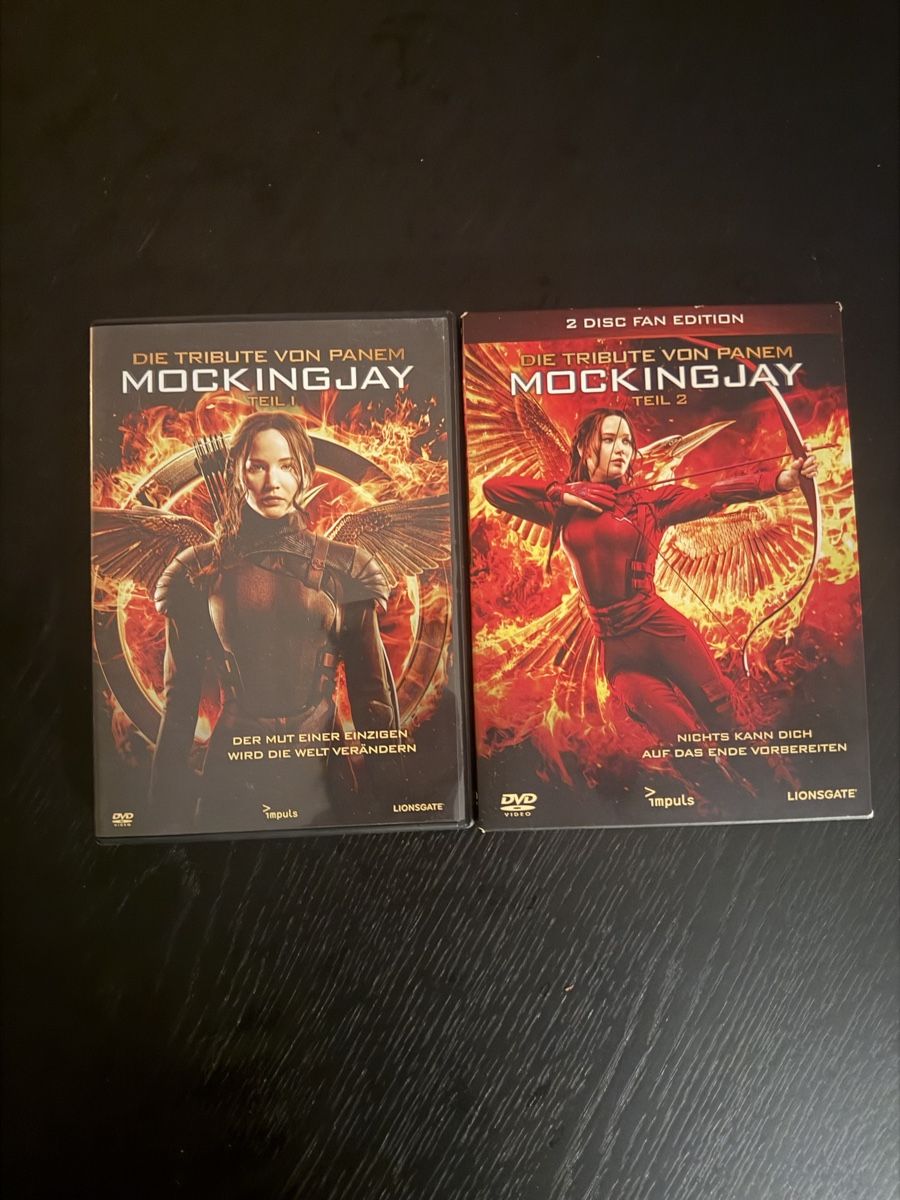 Tutti i DVDs: Die Tribute von Panem Mockingjay Teil 1 & 2 DVD – Usato da Lausen venduto da EisAmStiel94
