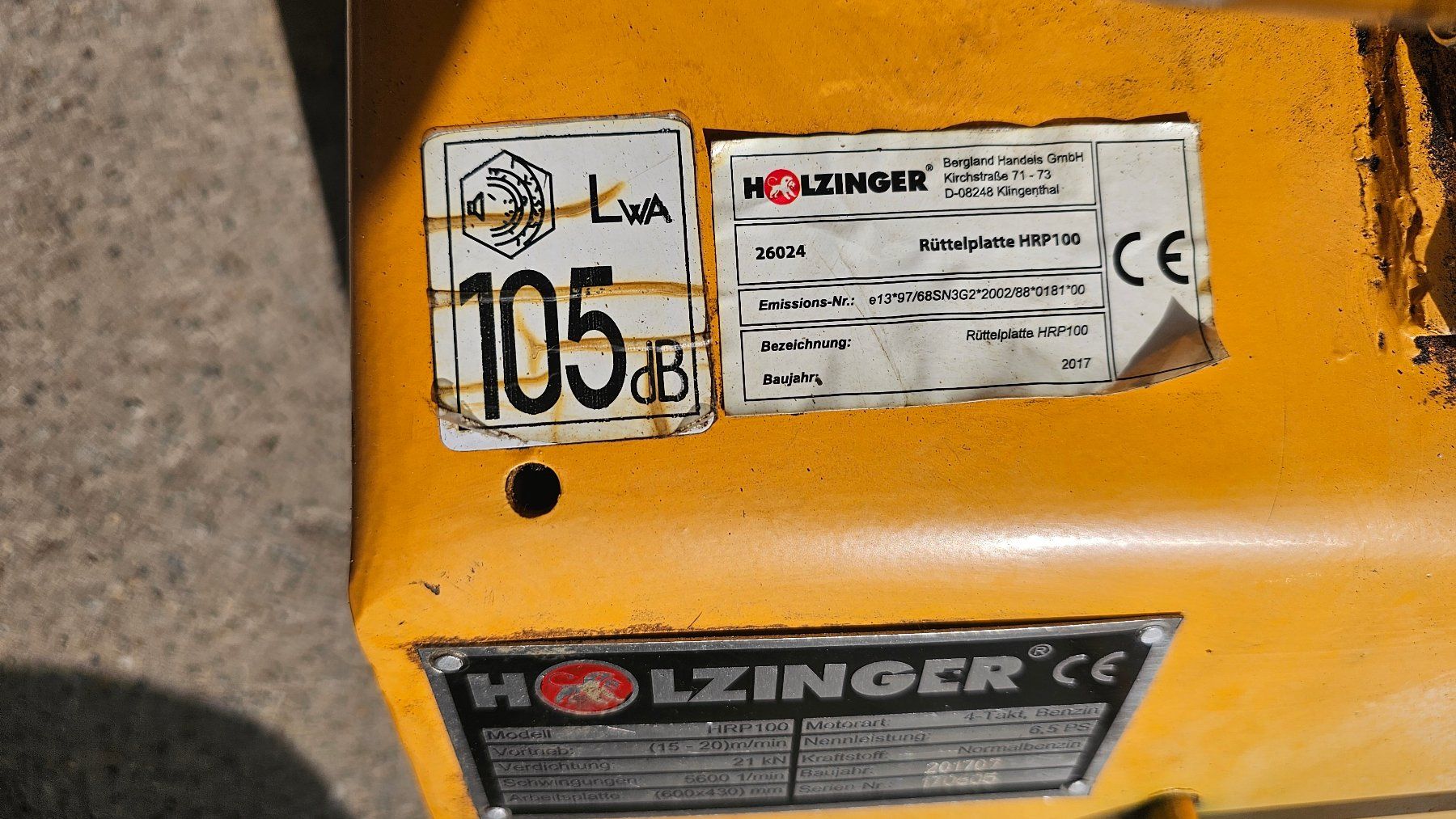 Tutte le macchine: Rüttelplatte Verdichter Vibroplatte – Difettoso da Dorf venduto da Miner-supply 9