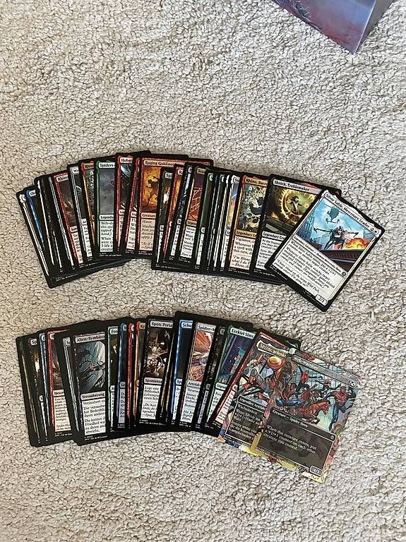 Spielzeuge: MTG Spiderman Karten + Box – Gebraucht aus Lommiswil von Secretnik 2