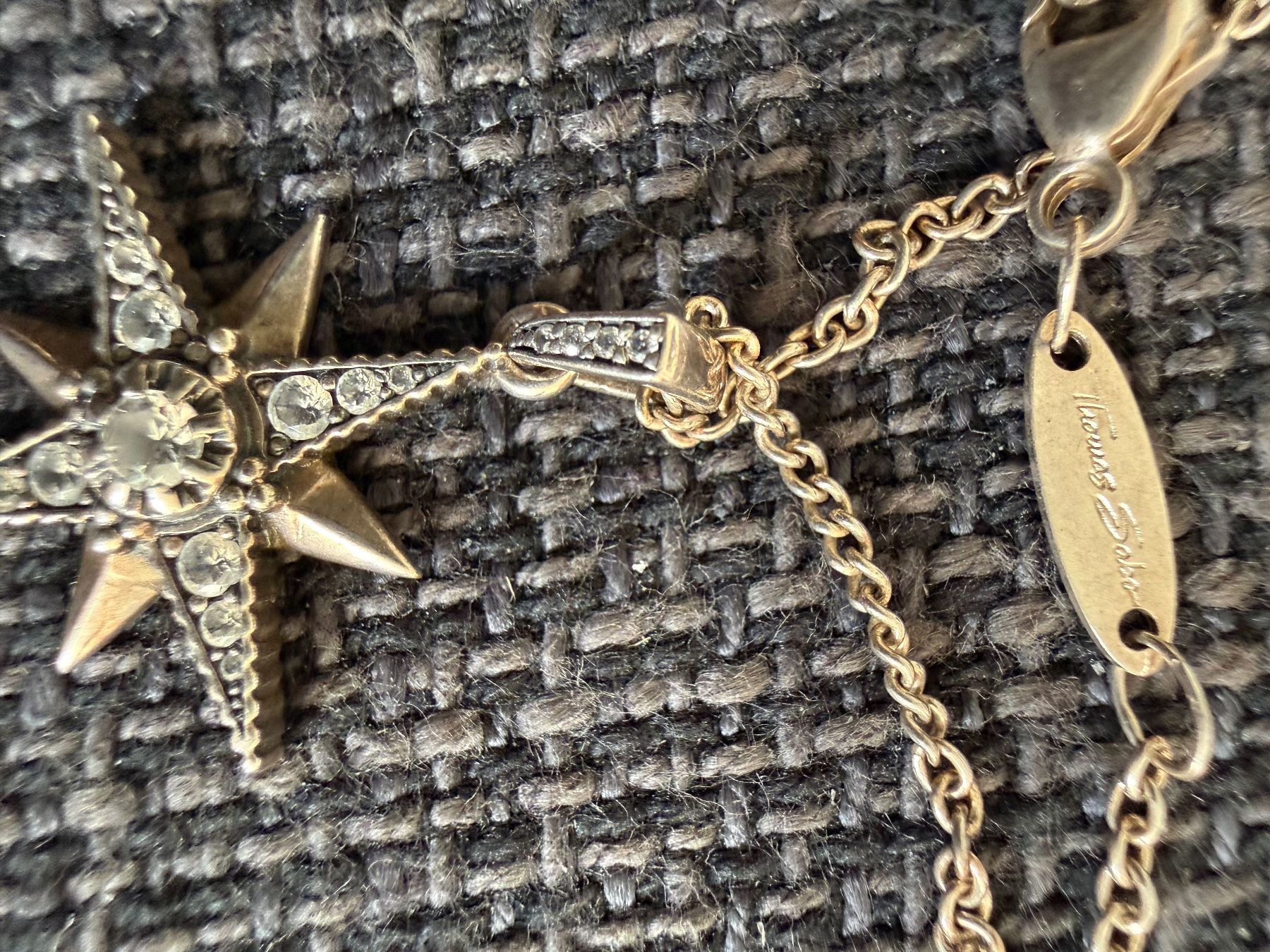 Thomas Sabo Catenine: Thomas Sabo Kette in silber mit Glitzer Stern – Usato da Eglisau venduto da Nic1906 2