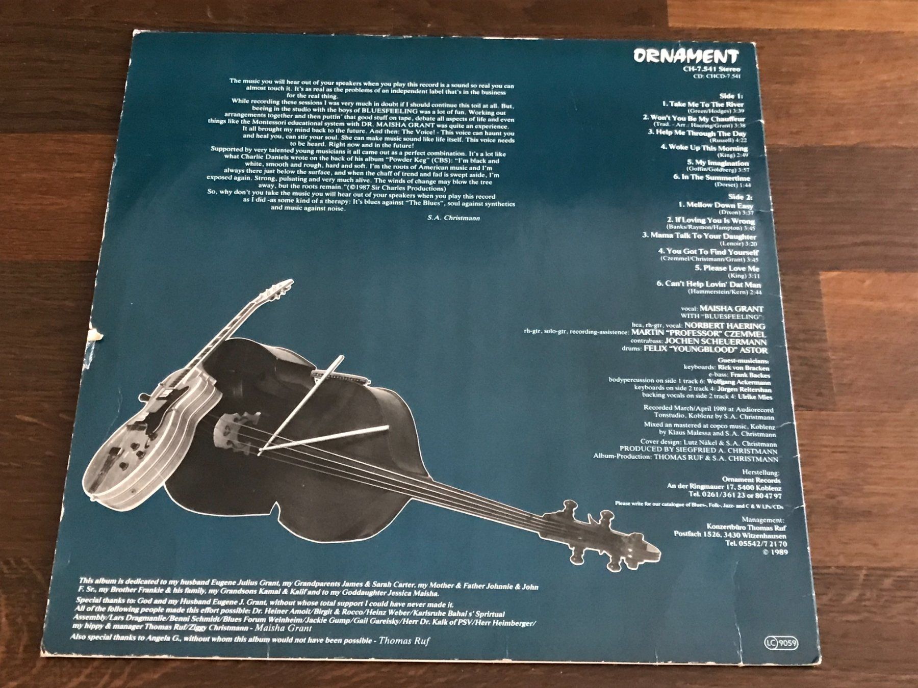 Schallplatten: MAISHA GRANT - With Bluesfeeling - Signiert – Gebraucht aus Buchs AG von Archie 1