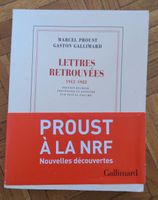 Marcel Proust Lettres Retrouvees 1912-1922 Gallimard Book