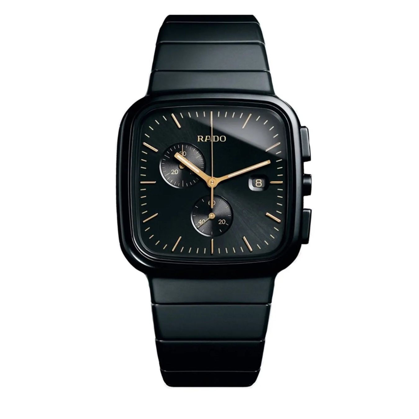 Rado Orologi: Rado r5.5 Jasper Morrison Ceramic Chronograph schwarz – Usato da Basel venduto da yamot