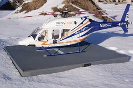 Heckflügel Set Bell 429 / 700 / blau von Roban