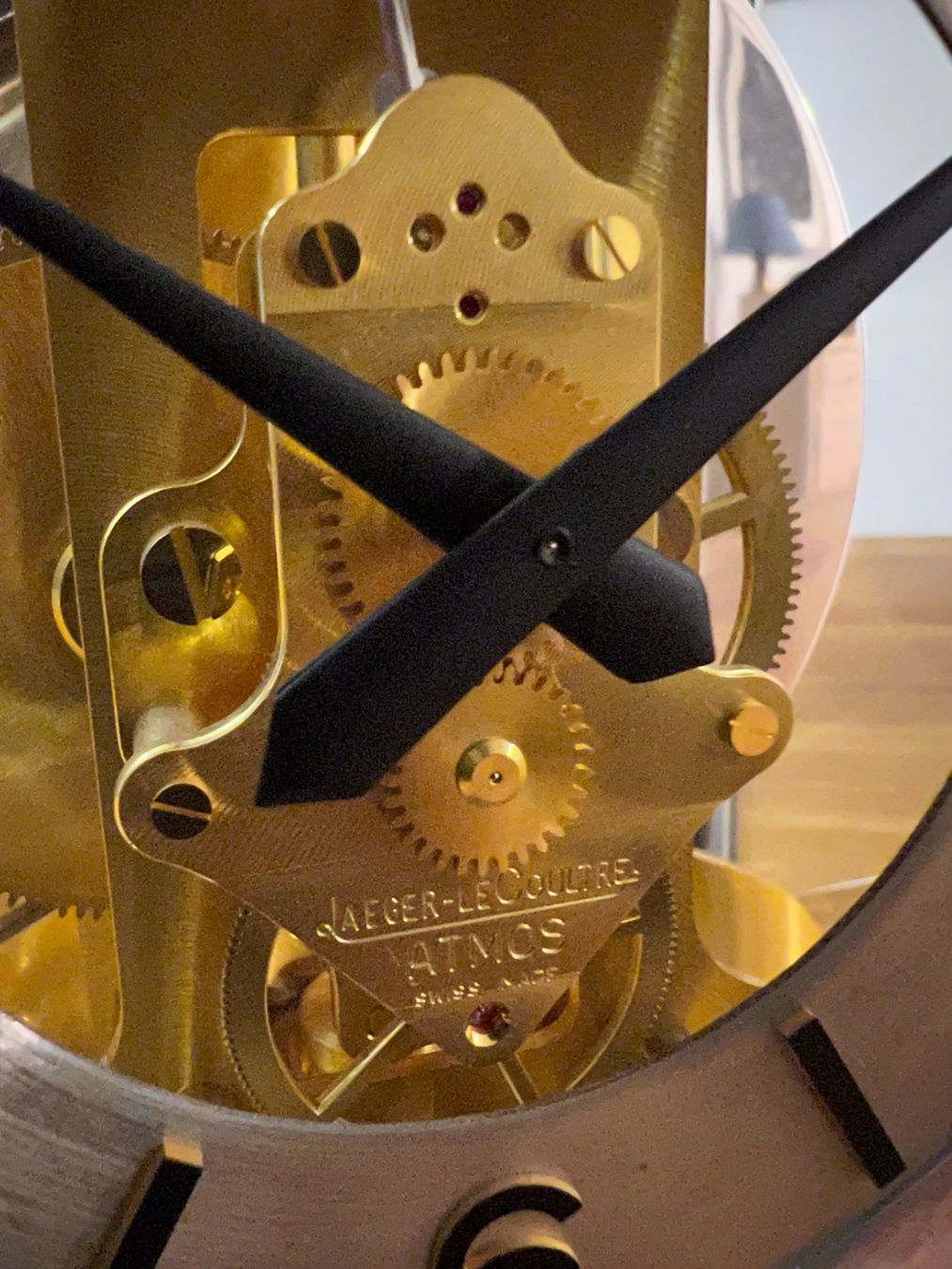 Jaeger-Lecoultre Stand- & Wanduhren: JAEGER LE COULTRE very rare bicolor ATMOS table clock - 60's – Gebraucht aus Le Mont-sur-Lausanne von LycaGallery 7