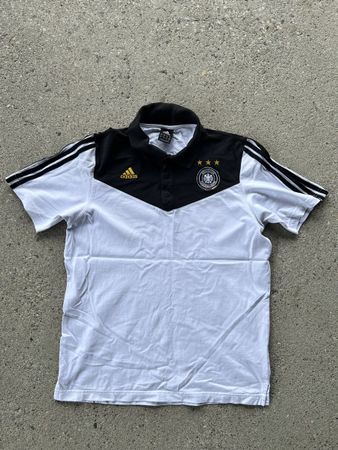 Polo Shirt Adidas Deutschland M/M Weia Schwarz