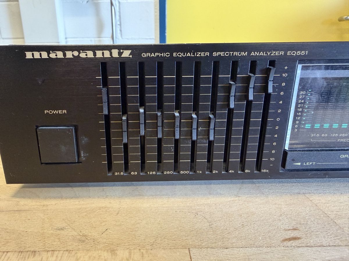 Marantz Equalizzatori: Marantz EQ551 Graphic Equalizer Spectrum Analyzer – Usato da Strengelbach venduto da RaenAntikDesign 1