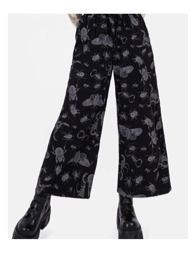 Pantaloni: Disturbia Parasite Bugs Wide Leg Paperback – Usato da Auslikon venduto da Trollkjerring 1