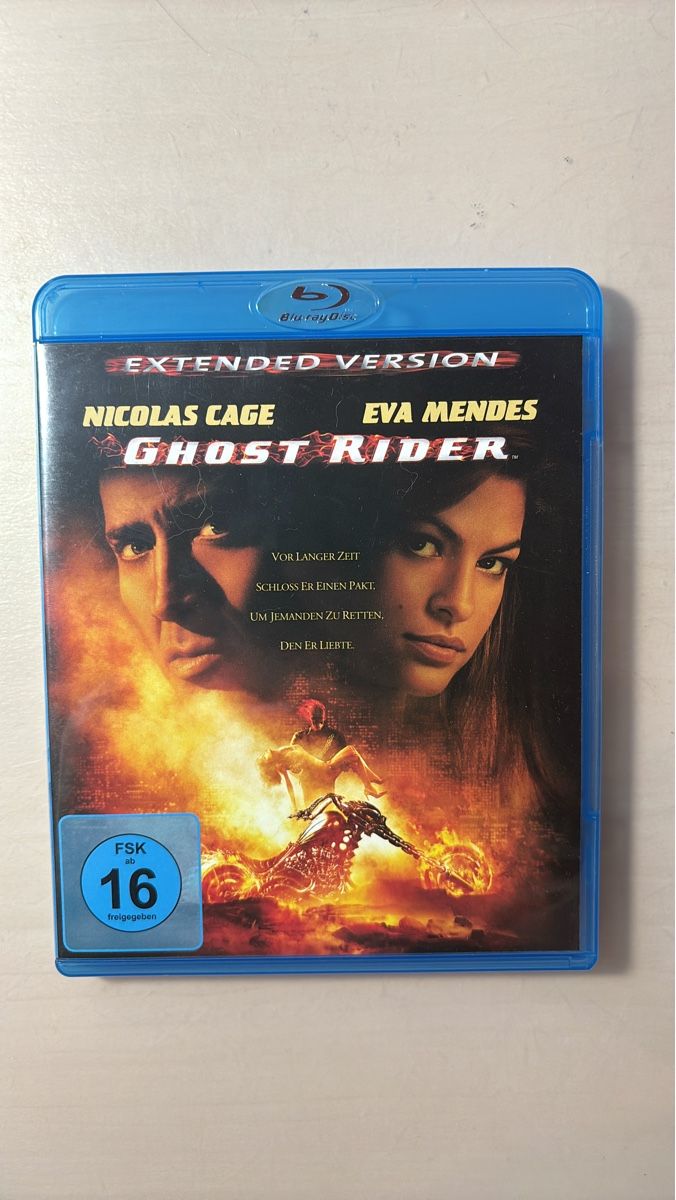 Tutti i DVDs: Ghost Rider Extended Version Blu-ray Disc - Top Zustand! – Usato da Ruswil venduto da Slivio_