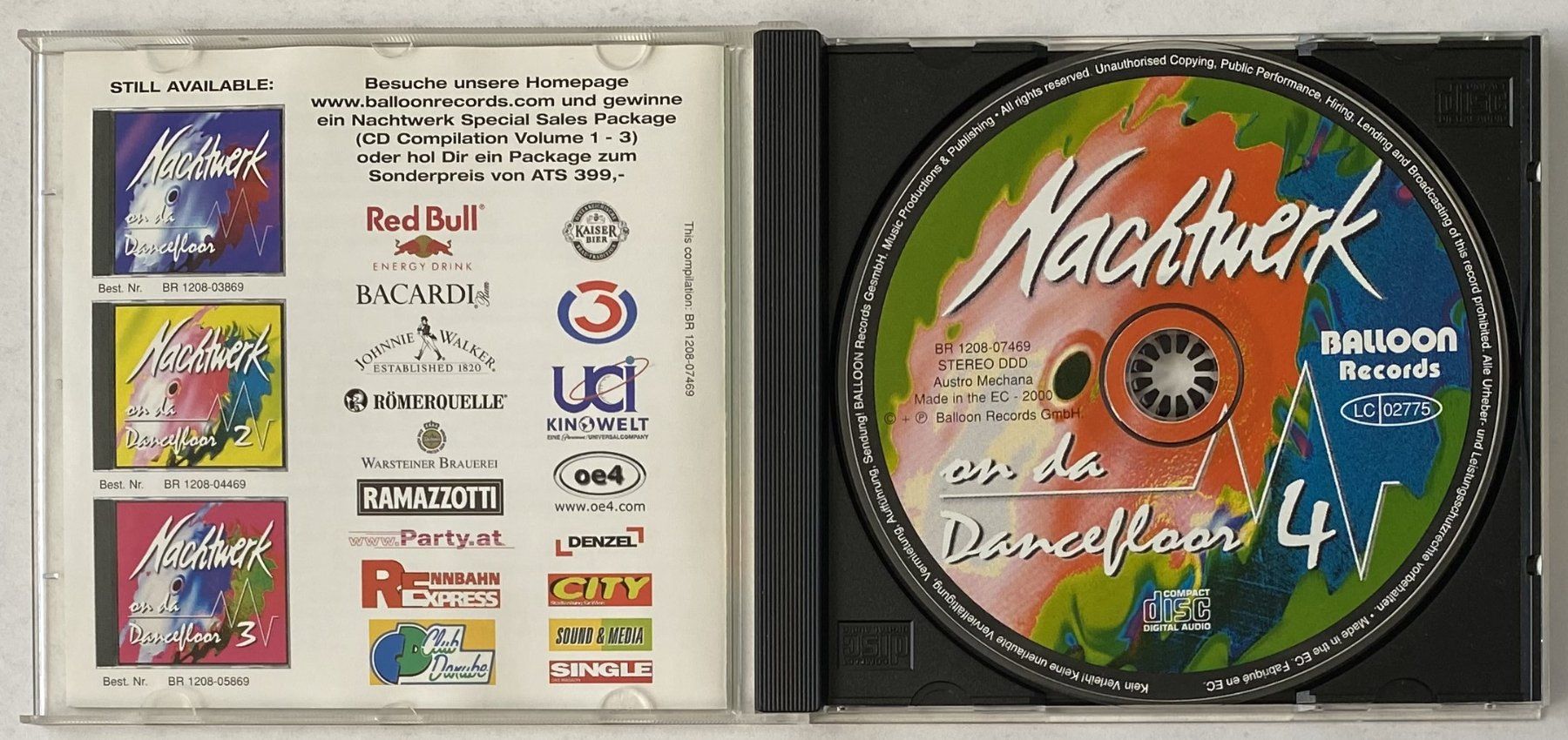 CDs: Nachtwerk, On Da Dancefloor 4 – Gebraucht aus Flums von Asquillo 2