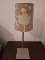 Lampe de chevet/ de table socle métal abat-jour fleuri Ikea