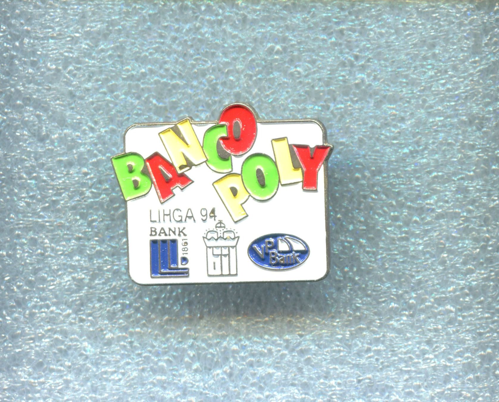 Placchette & Badge: LIHGA  Bank  BANCO POLY – Usato da Winterthur venduto da Sammleroase
