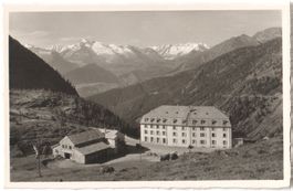 SIMPLON KULM: Hotel Bellevue, Foto-AK Finzi Lugano ~1930