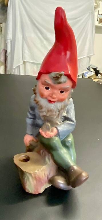 Statuette: 2 Zwerge + 1 Reh mit Glasaugen – Usato da Zollikon venduto da LouisArmstrong 3