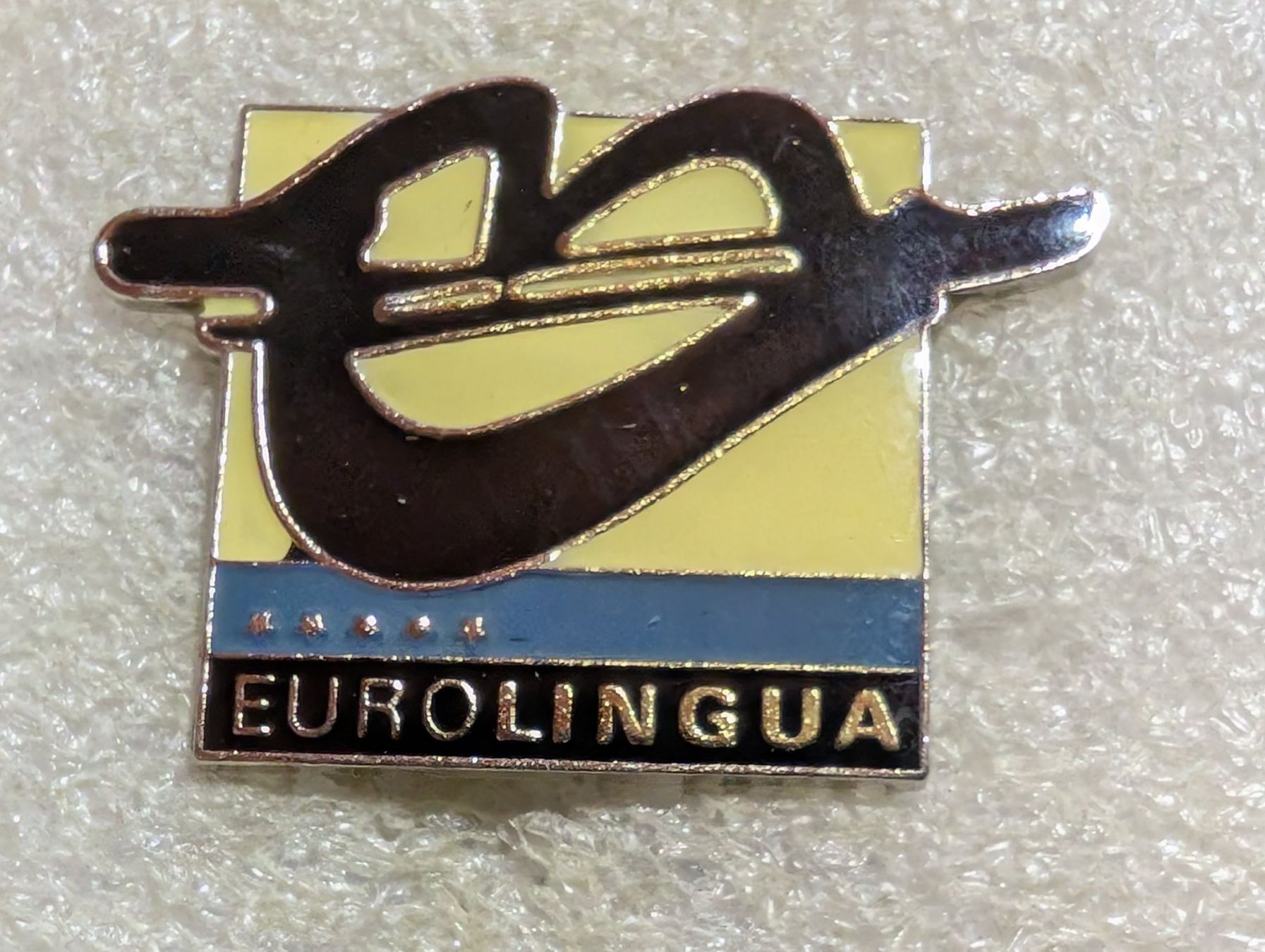 Placchette & Badge: Ansteckpin 212: Eurolingua – Usato da Oppligen venduto da Pin-Fall-Shop