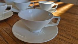 Lot de 6 tasses et sous-tasses Villeroy & Boch