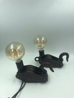 Duo de lampes industrielle vintage - Style loft unique