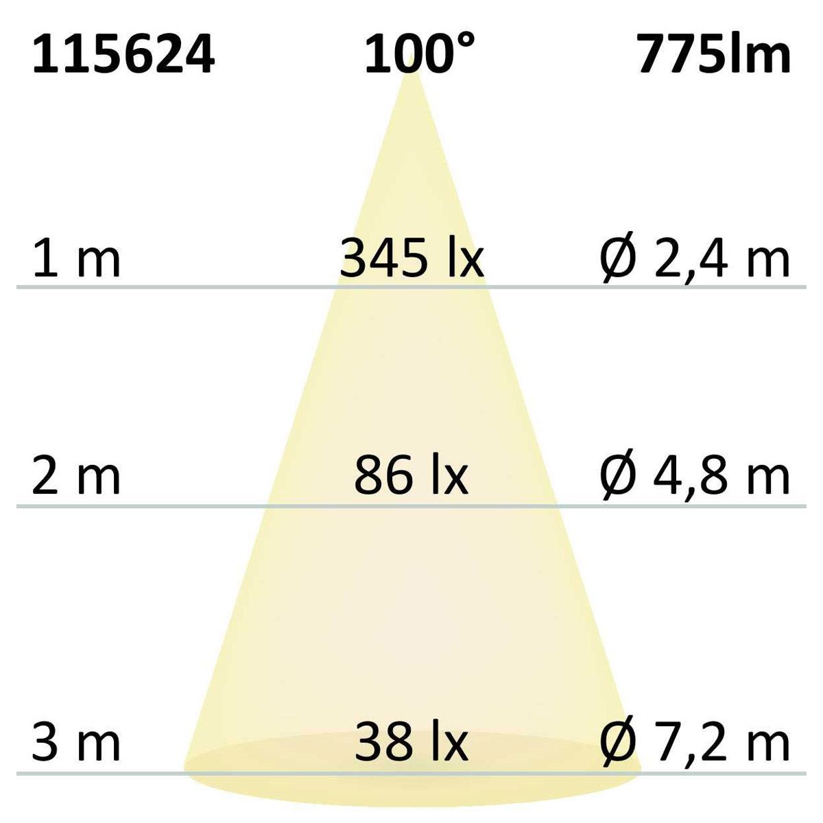 Lampade: LED Einbaustrahler, Dimmbar, 11 cm Ø – Nuovo (secondo la descrizione) da Kreuzlingen venduto da Smart-Light 4