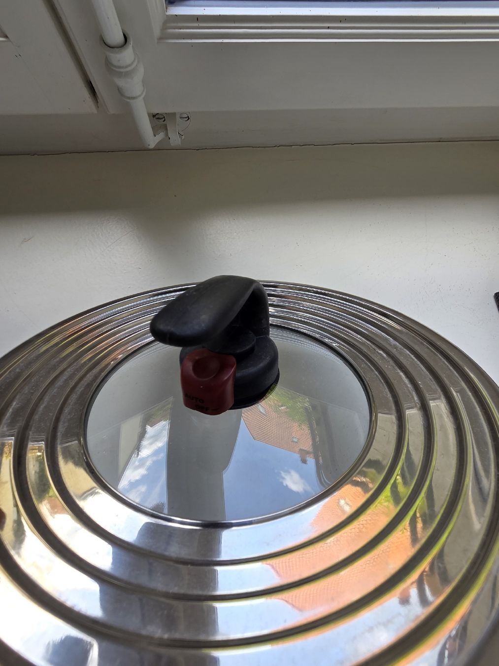 Padelle: Pfannendeckel aus Glas mit Ventil – Usato da Langenthal venduto da maietag 1