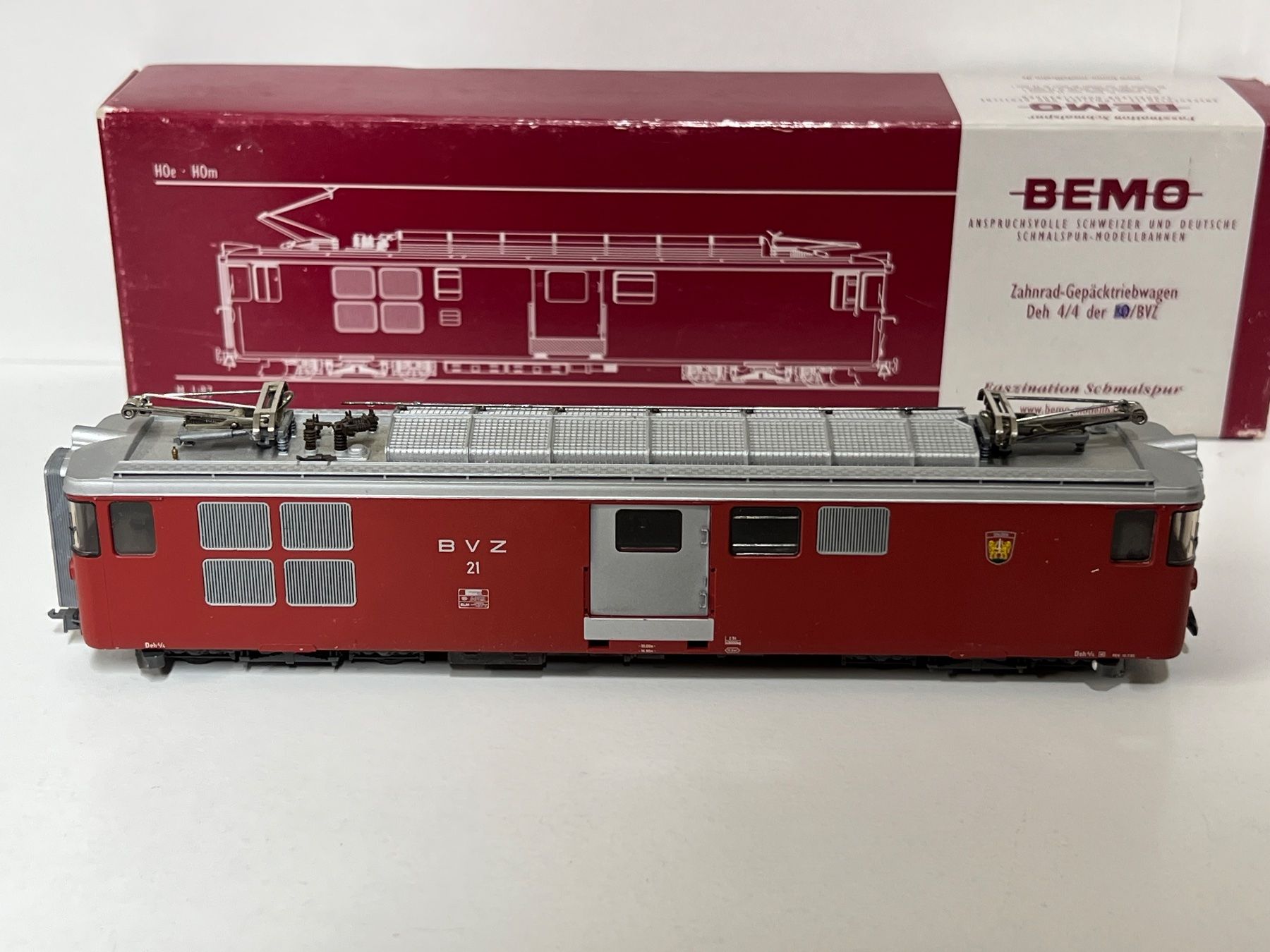 Bemo Modelleisenbahnen: Bemo BVZ Deh 4/4 21 rot – Gebraucht aus Neuenhof von ludovicco 2