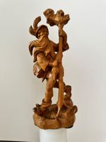 Holzfigur „Rübezahl“ – Handgeschnitzte Kunst mit Seele 🍂