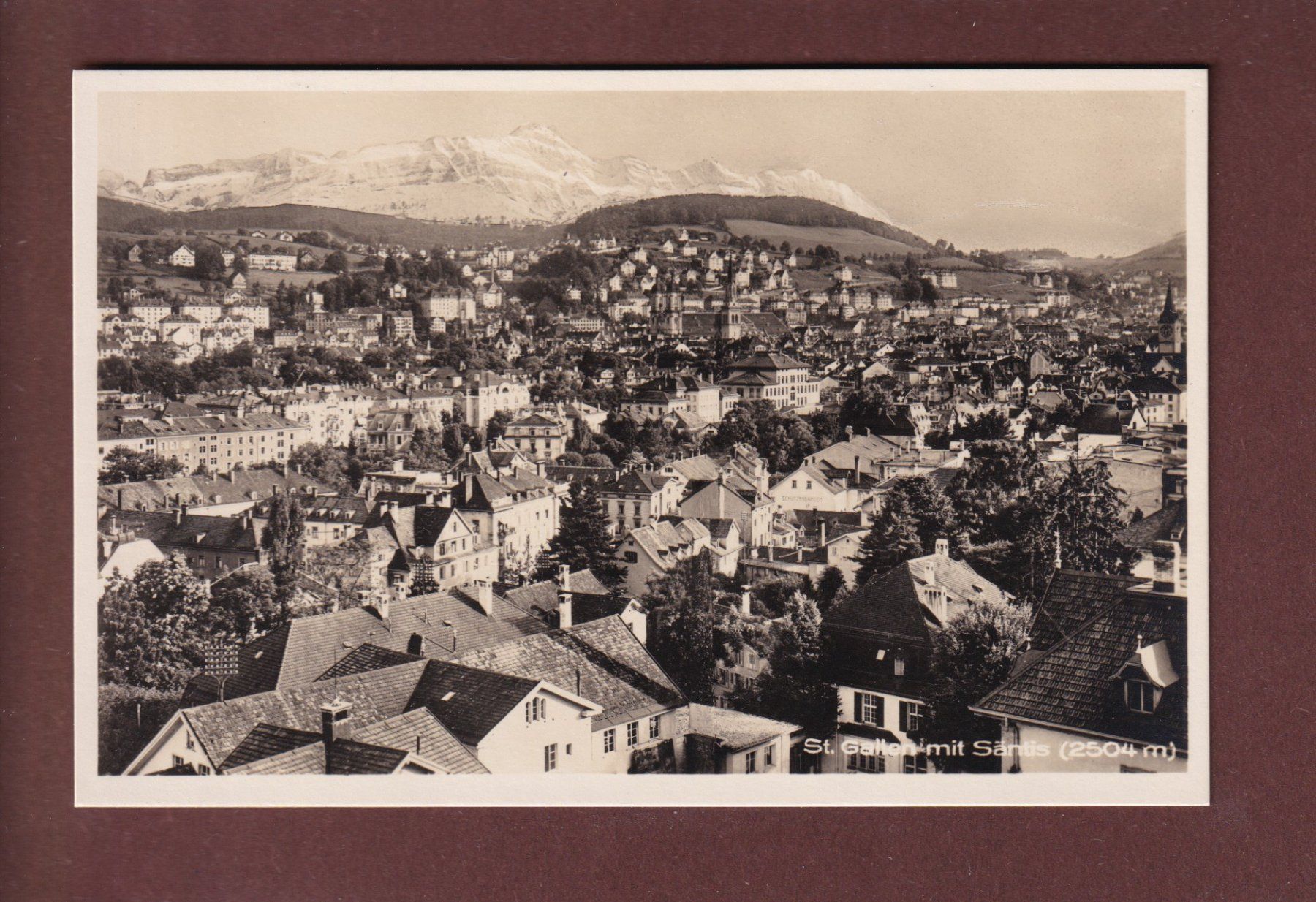 Cartes postales: ST. GALLEN - Säntis – D'occasion à Pully par nicecards
