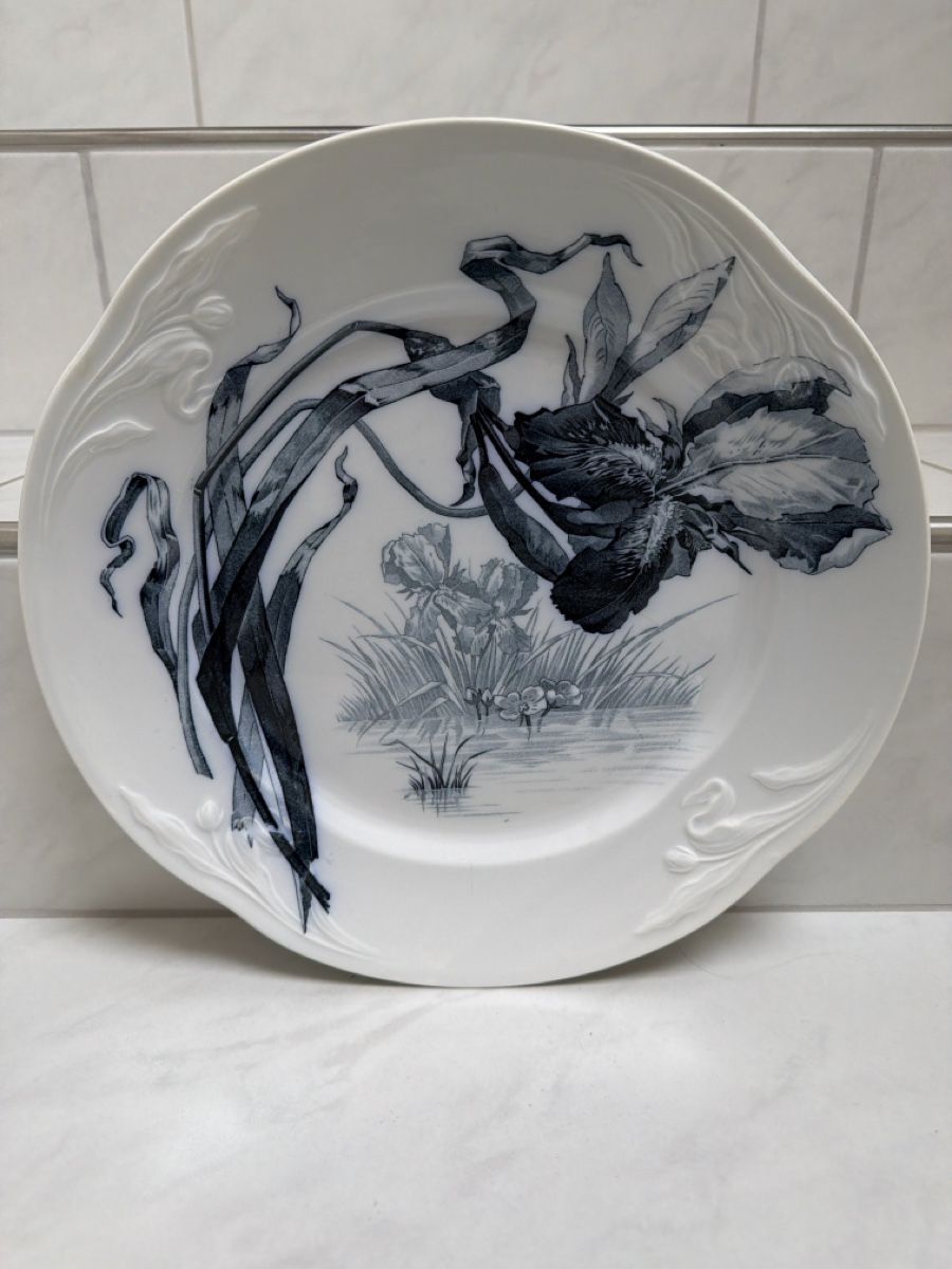 Villeroy & Boch Piatti: Villeroy und Boch, grosser Teller, Iris. – Usato da Biberist venduto da Momo33