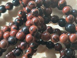 Strang echte Mahogany Obsidian beads 4 mm